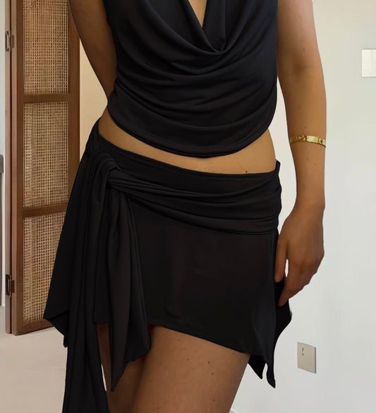 Aruba Mini Skirt - Black