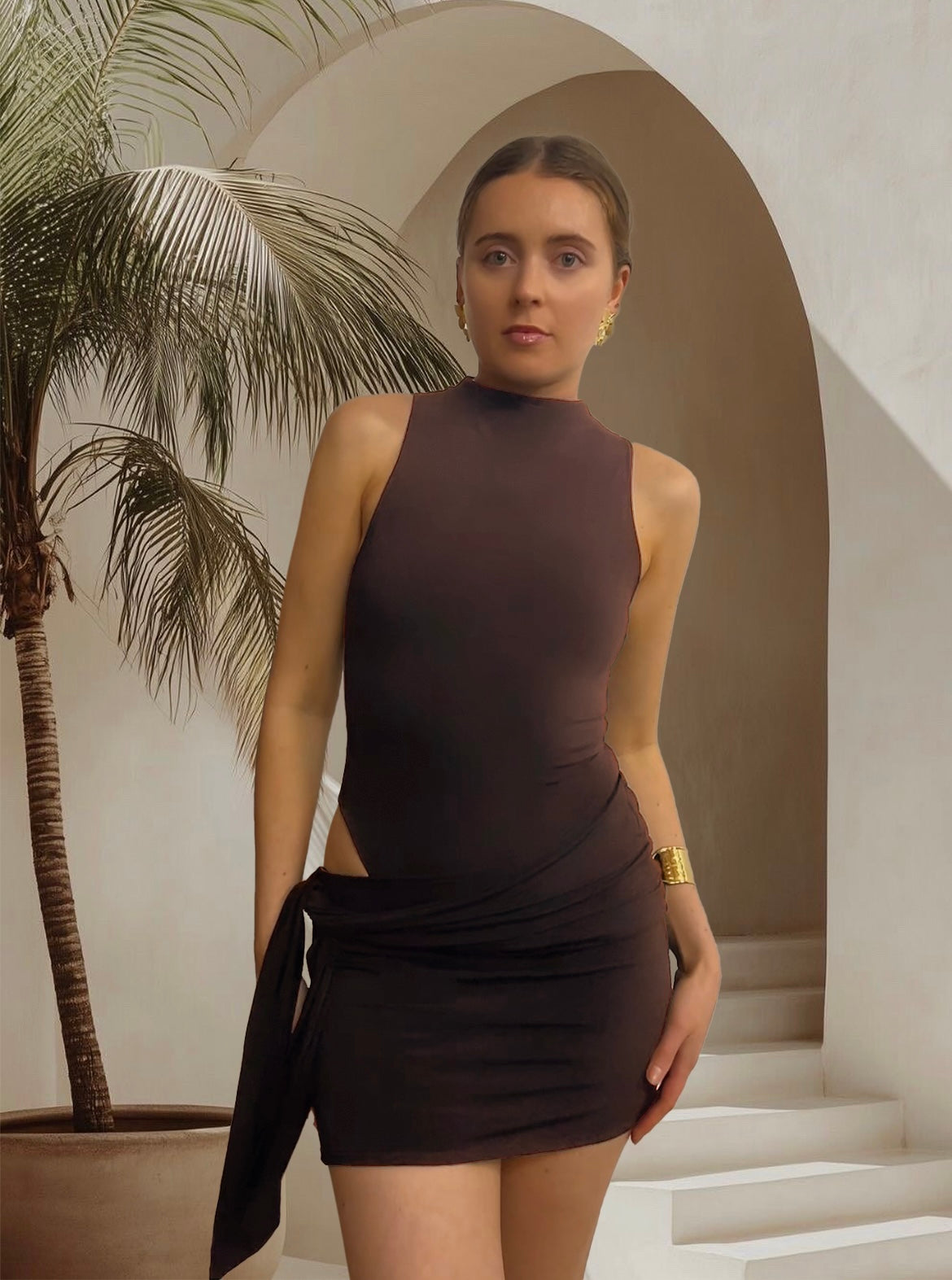 Leah Bodysuit - Chocolate