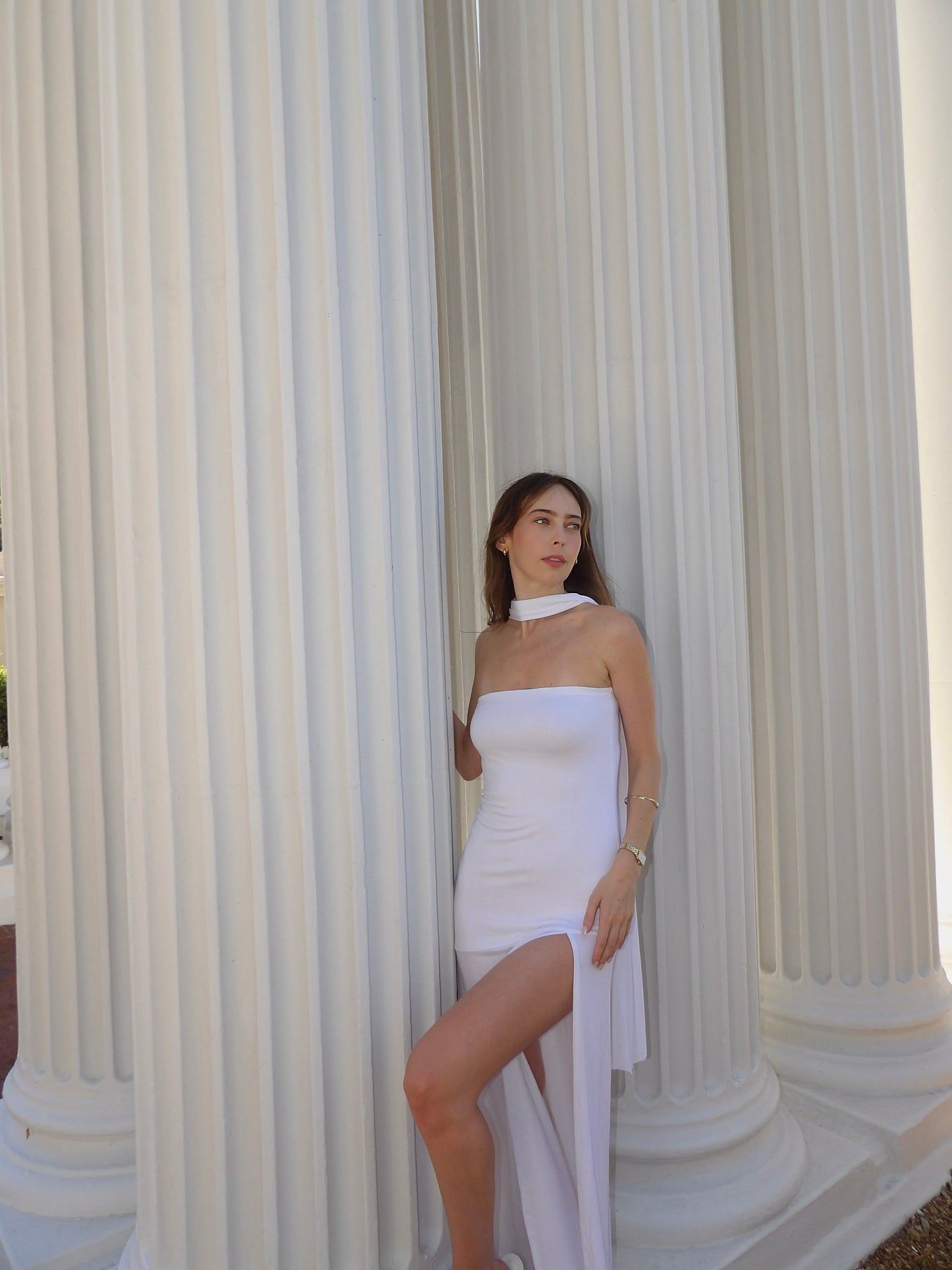 Amali Maxi Dress - WhiteANTISOCIAL