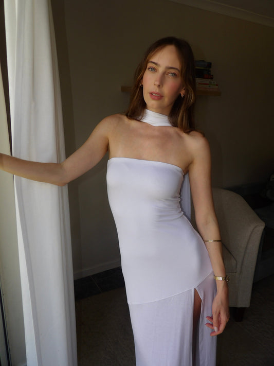 Amali Maxi Dress - WhiteANTISOCIAL