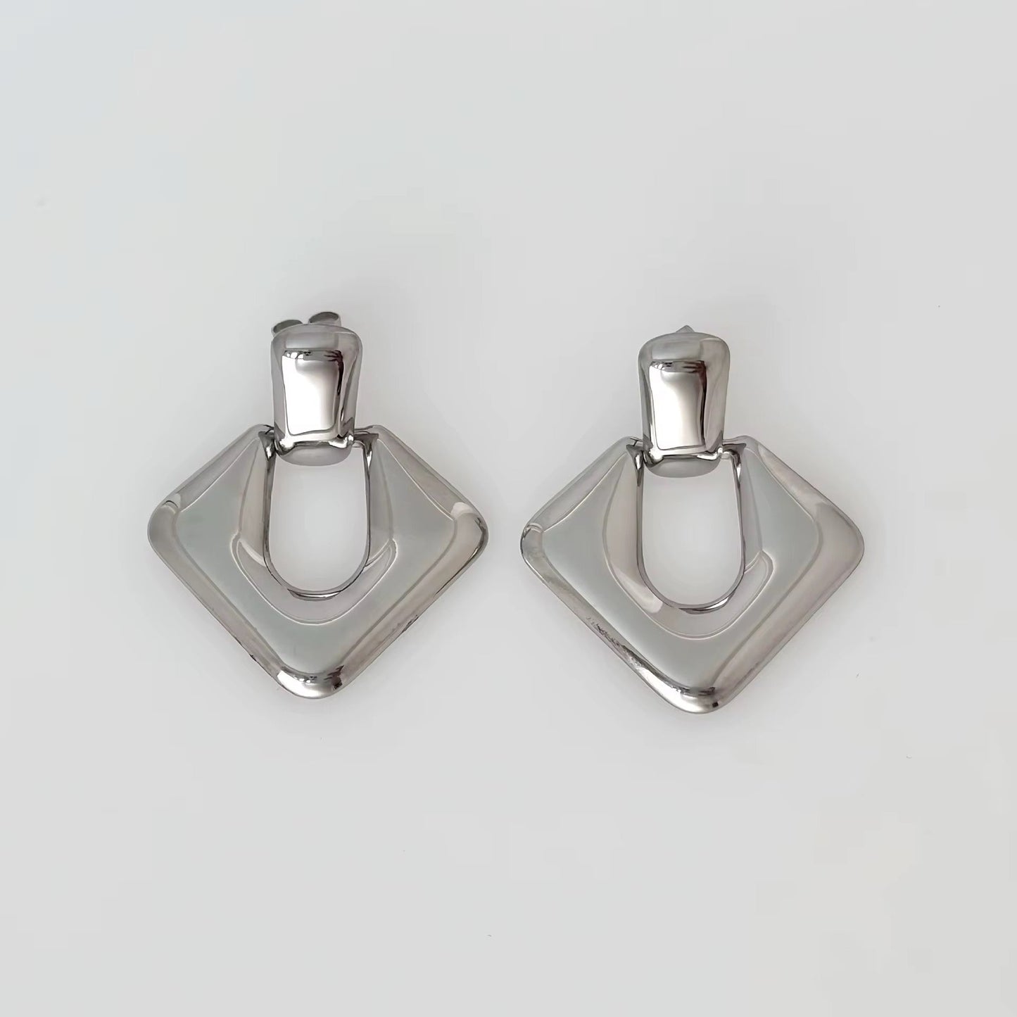 Ashton Chunky Earrings - SilverANTISOCIAL
