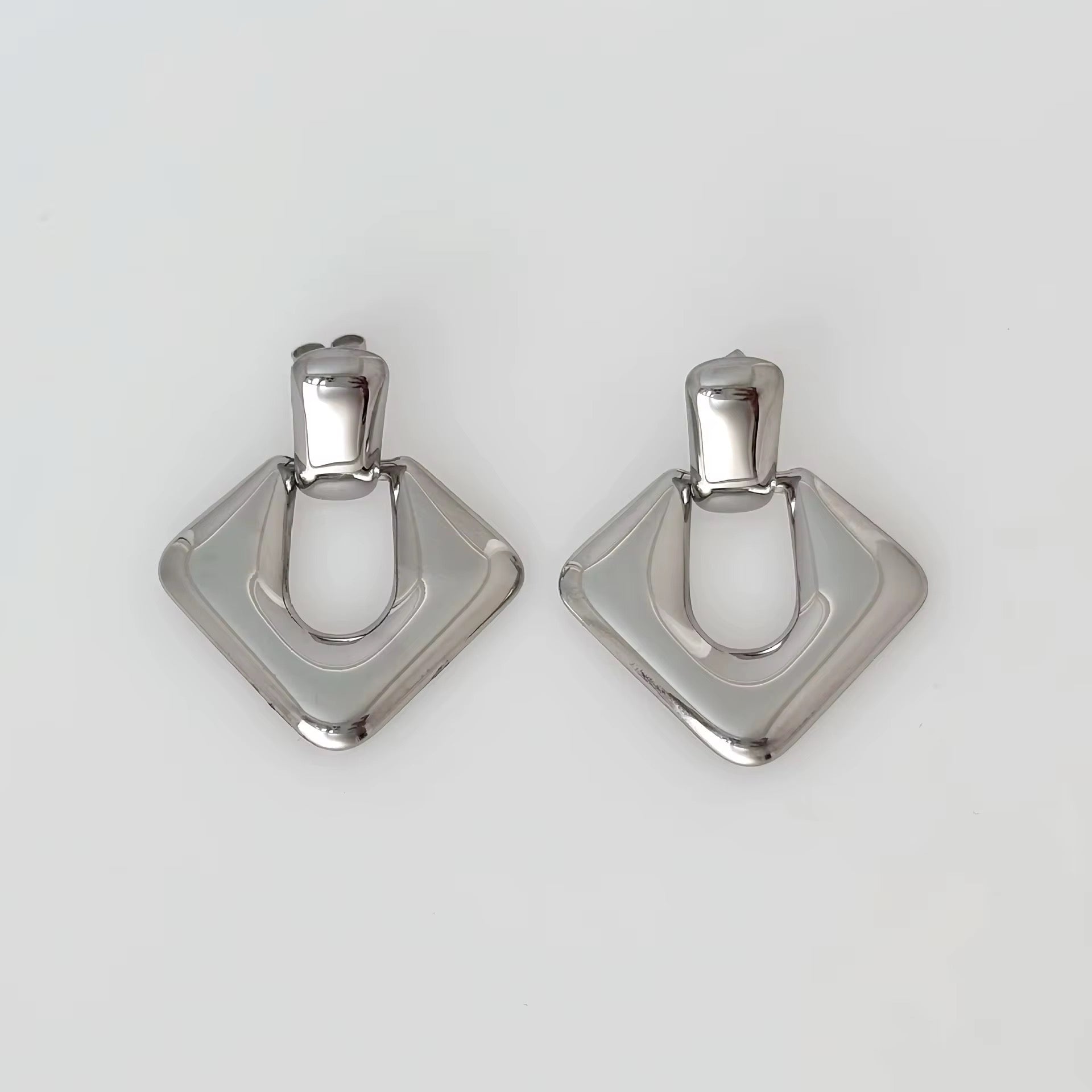 Ashton Chunky Earrings - SilverANTISOCIAL