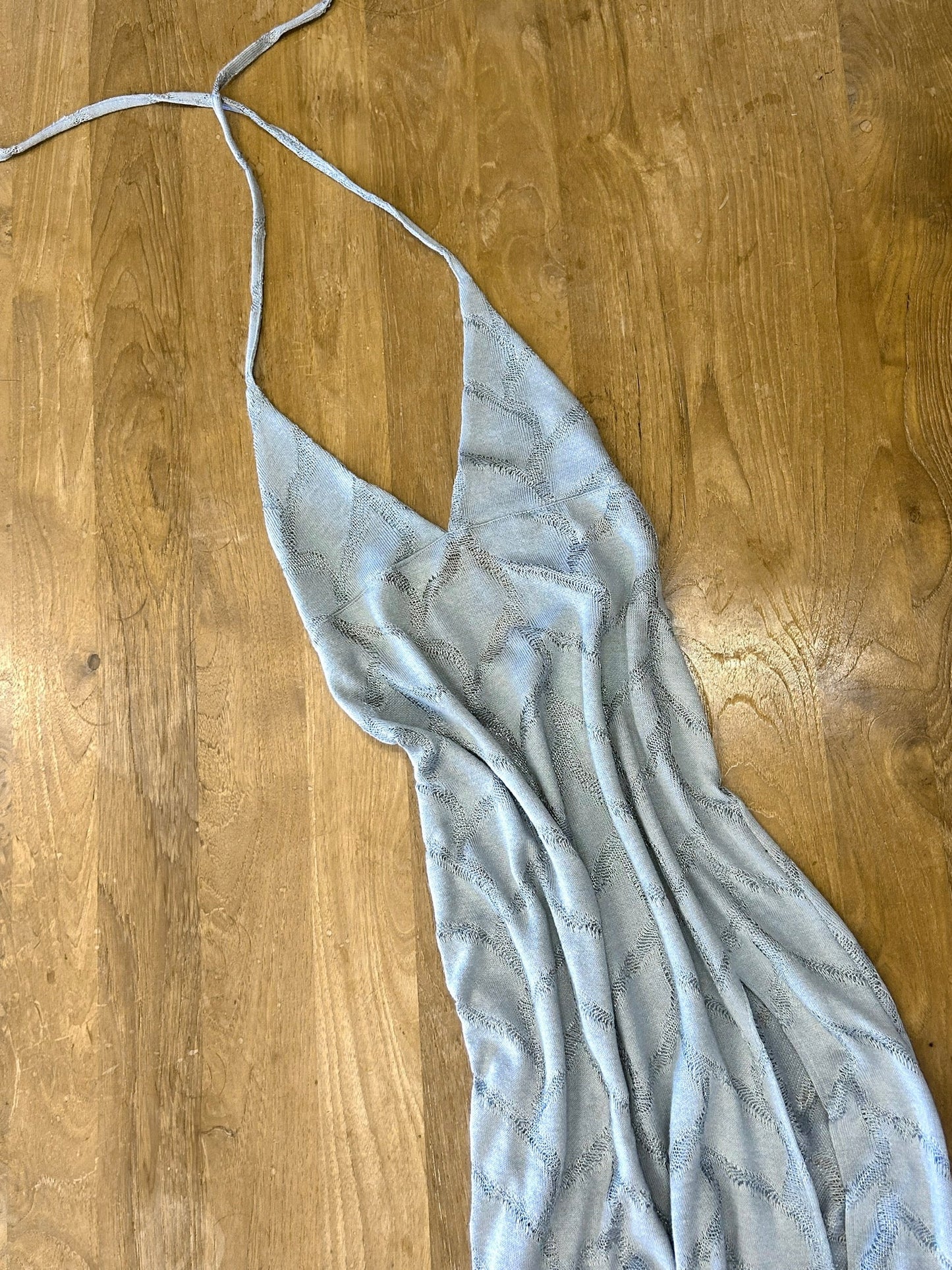 Crochet Maxi Dress - SlateANTISOCIAL