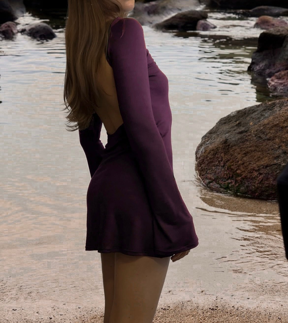 Eden Mini Dress - PlumANTISOCIAL