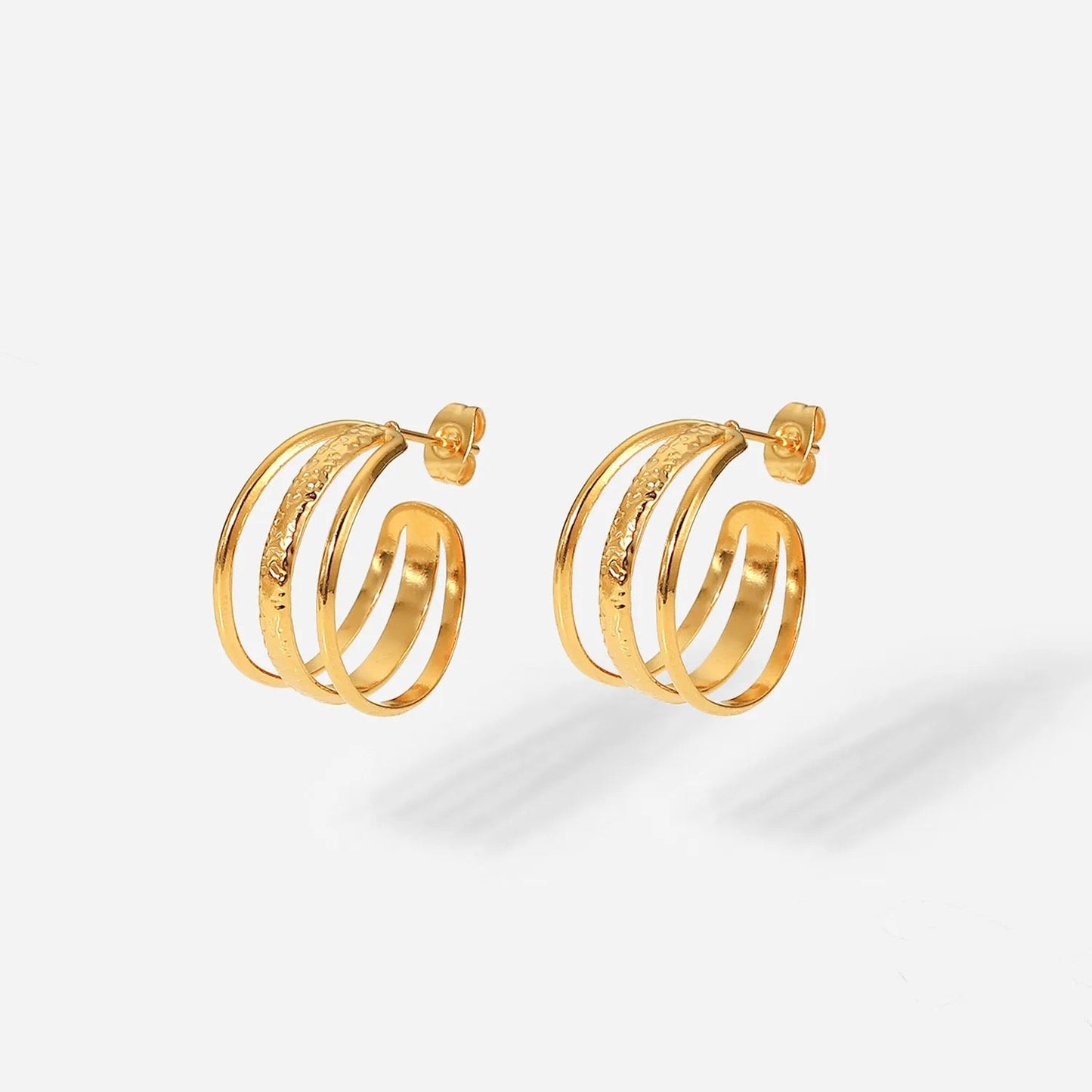 Serenity Hoop Earrings - GoldANTISOCIAL