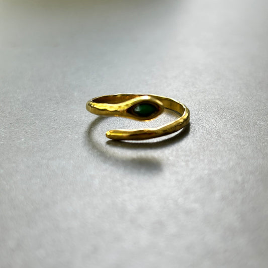 Serpent Ring - GoldANTISOCIAL