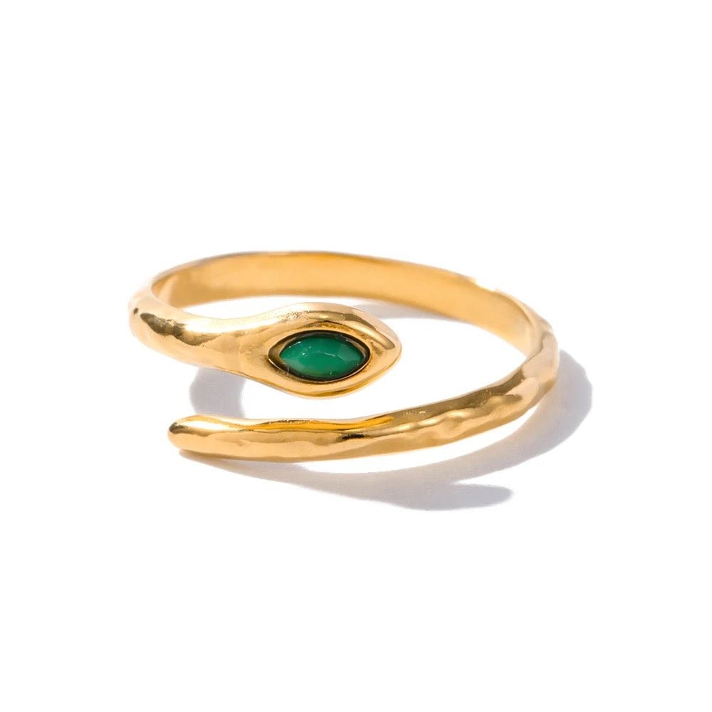 Serpent Ring - GoldANTISOCIAL