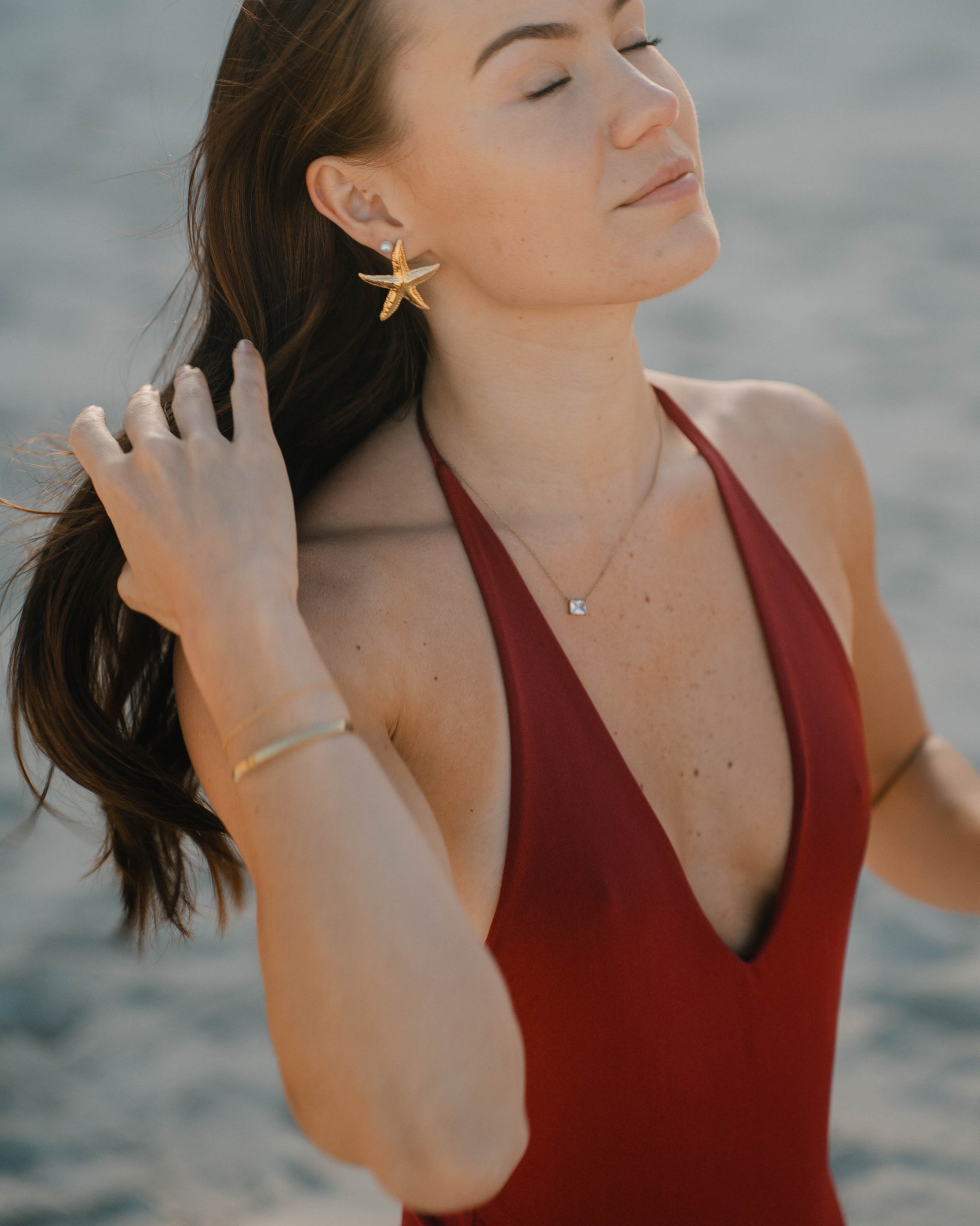 Starfish Studs - GoldANTISOCIAL