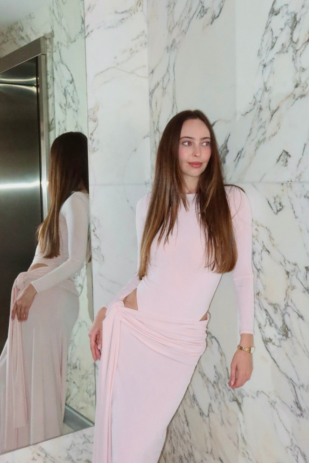 Marle Dress - Ballet Slipper