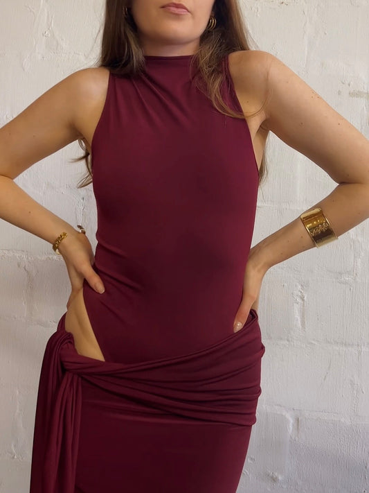 Leah Bodysuit - Plum