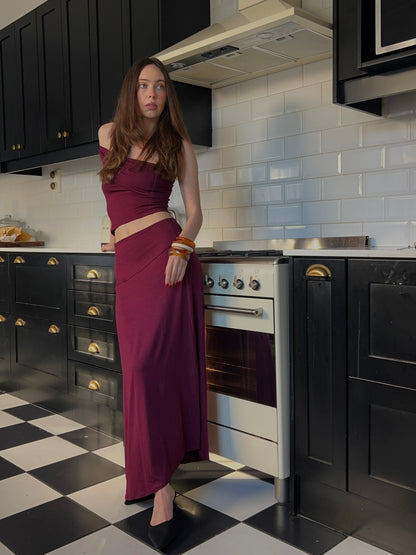 Sisley Maxi Set - Plum