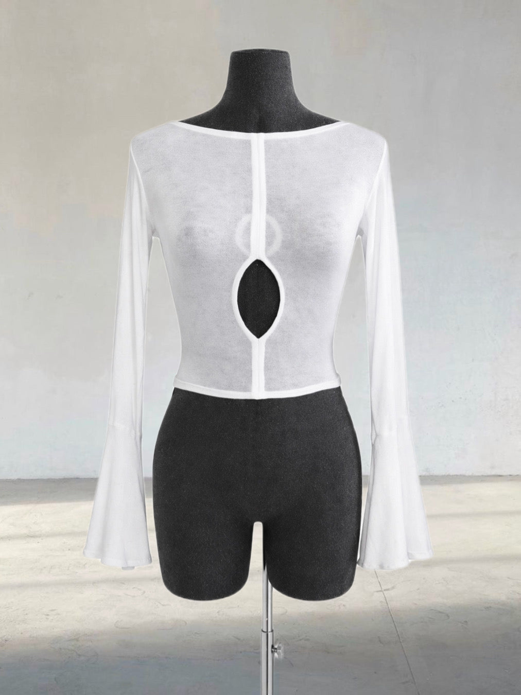 Dahlia Knit Top - White