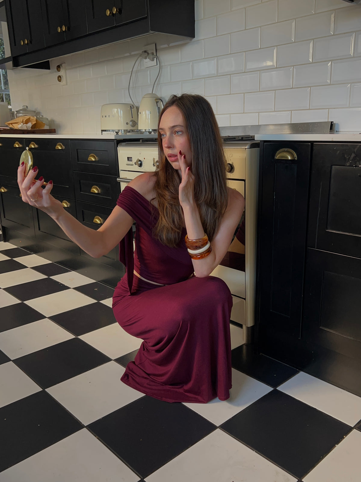 Sisley Maxi Set - Plum