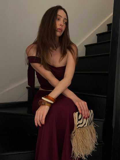 Sisley Maxi Set - Plum