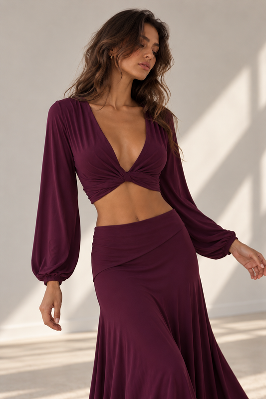 Ophelia Top - Plum
