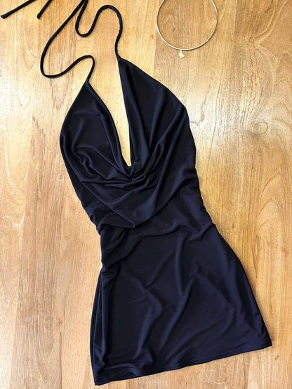 Aruba Mini Dress - Black