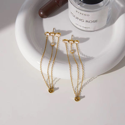 Ivana Earring Studs - Gold