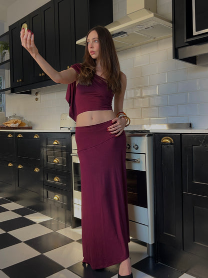 Sisley Maxi Set - Plum