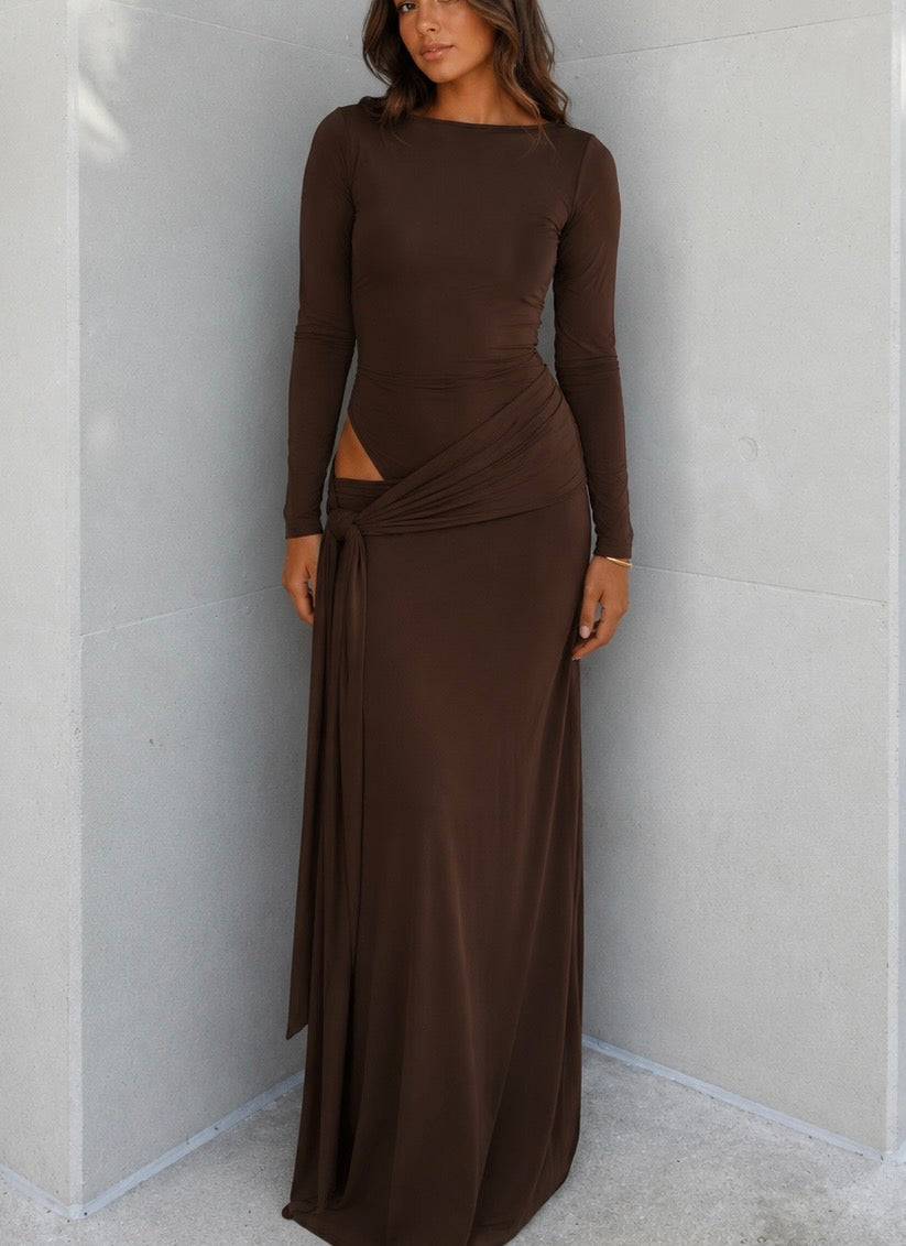 Marle Dress - Chocolate