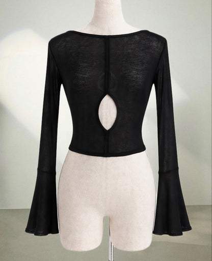 Dahlia Knit Top - Black