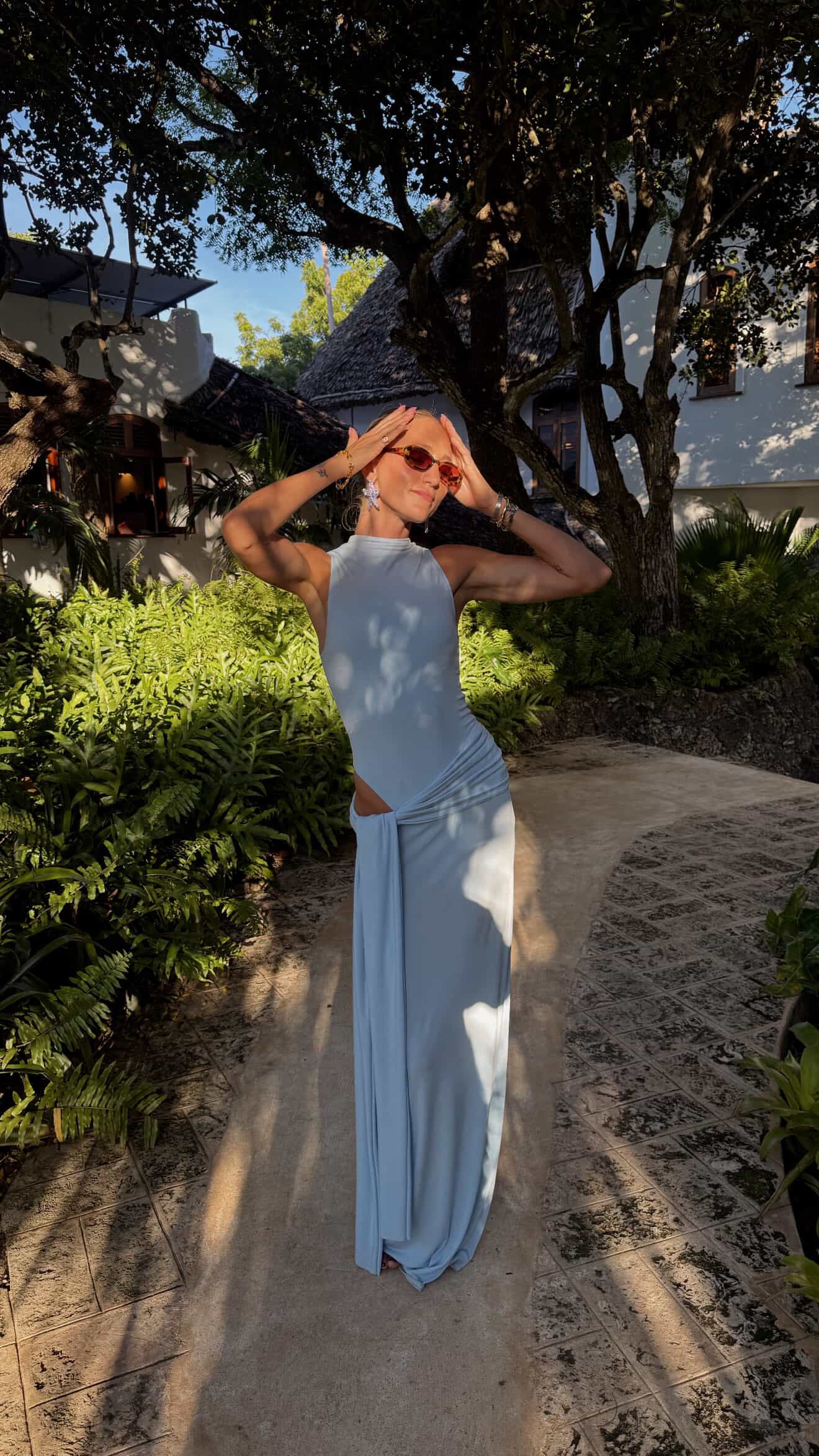 Leah Dress - Baby Blue