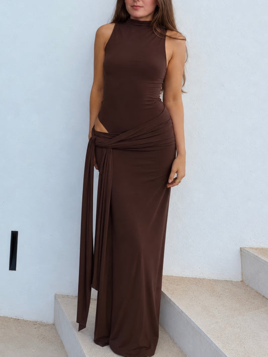Leah Dress - Chocolate