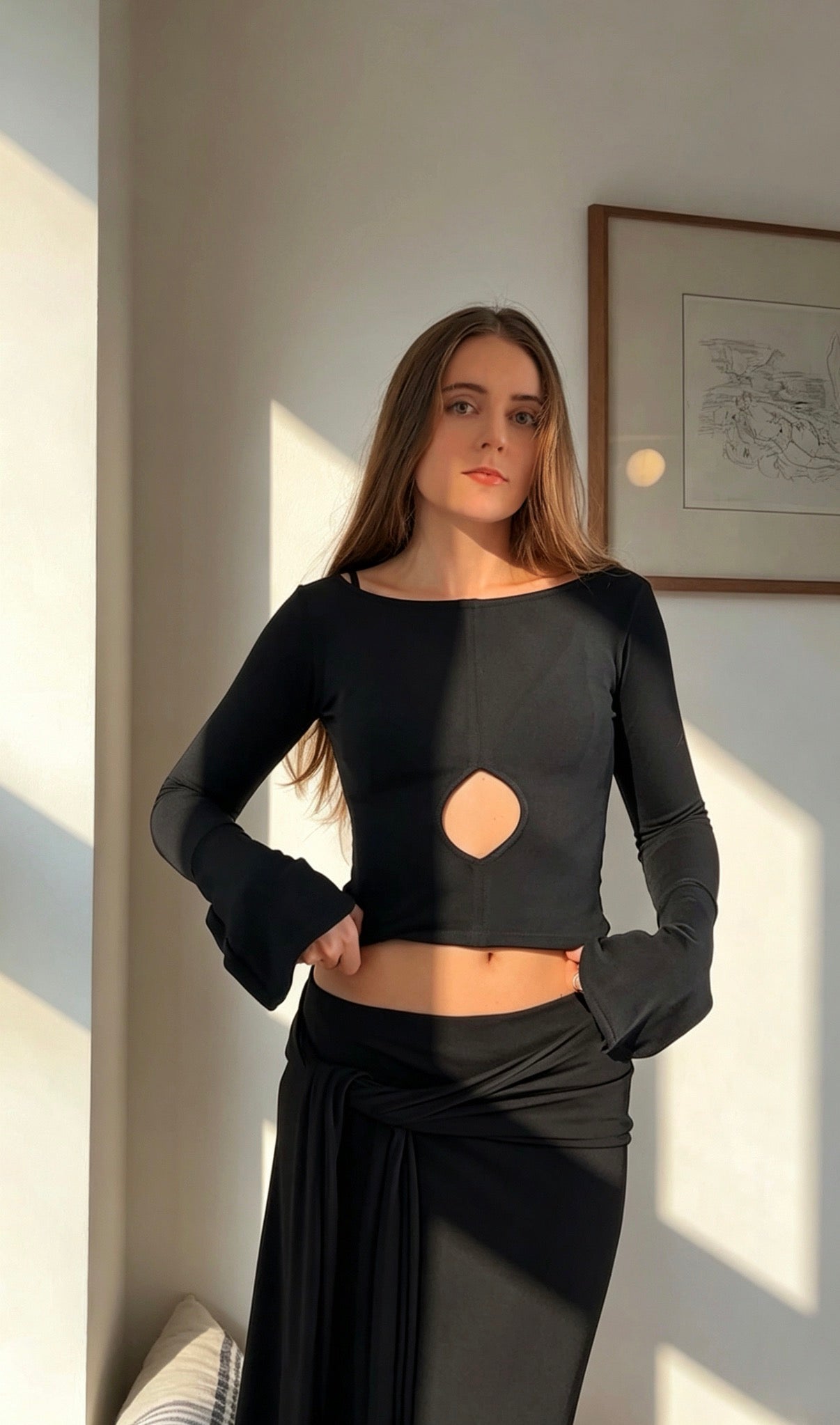 Dahlia Knit Top - Black
