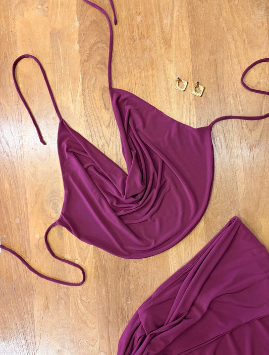 Aruba Top - Plum