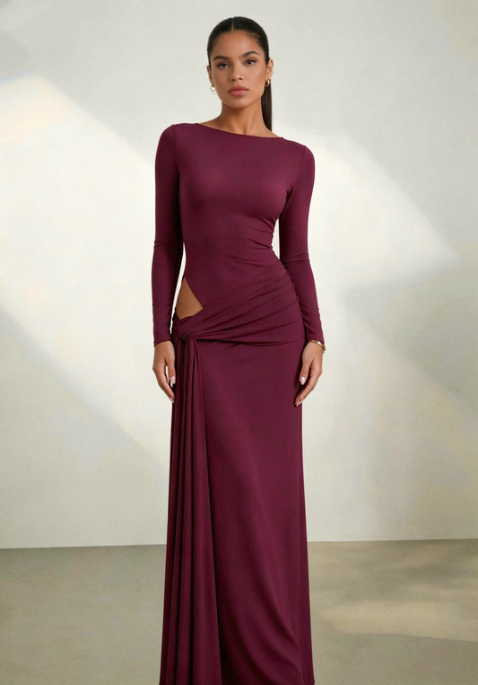 Marle Dress - Plum
