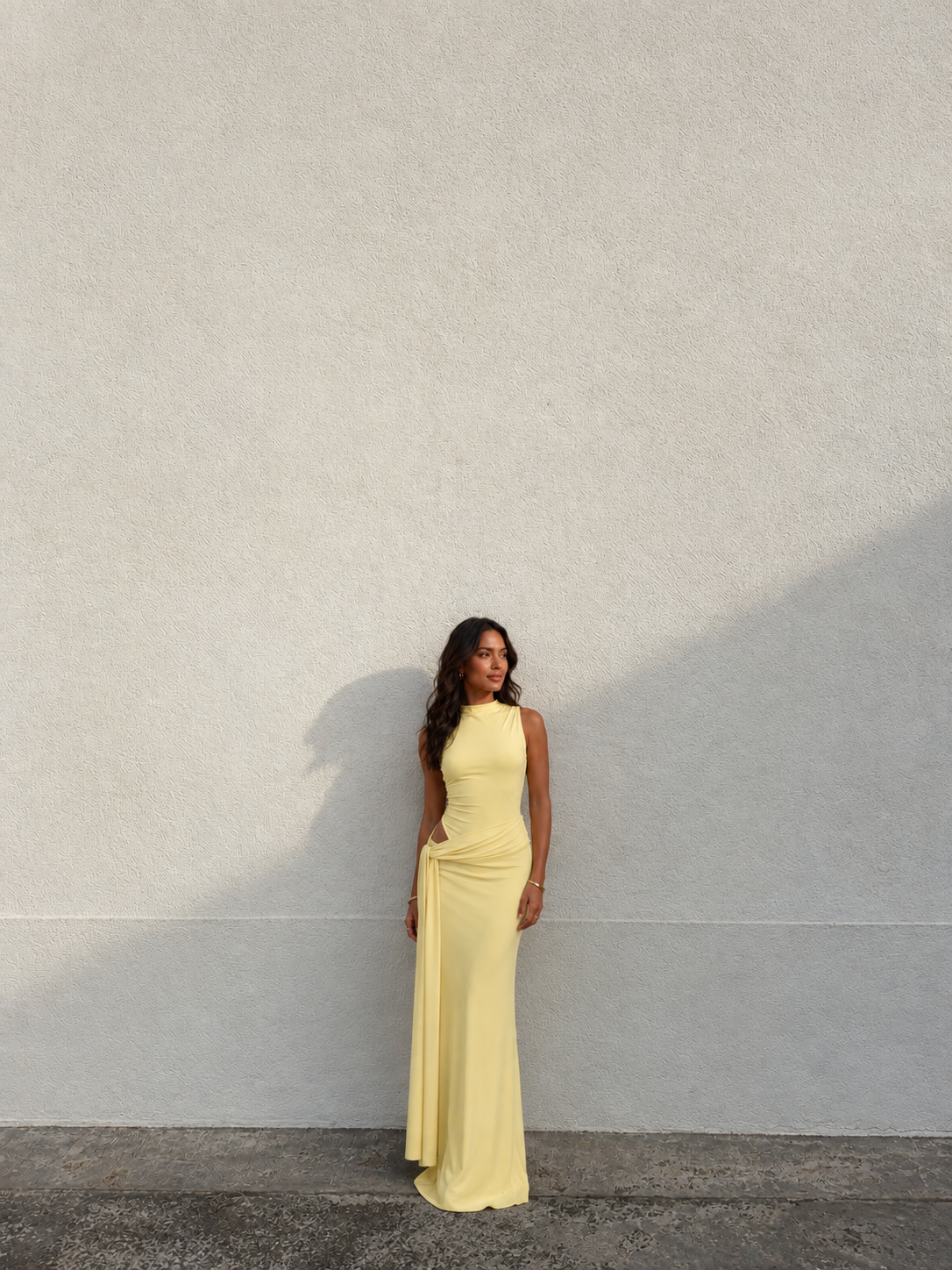 Leah Dress - Lemon