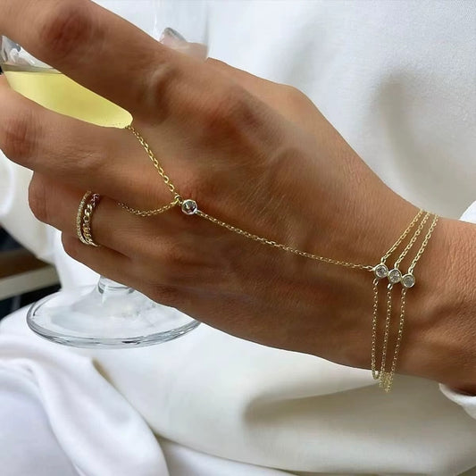 Dakota Hand Chain - Gold