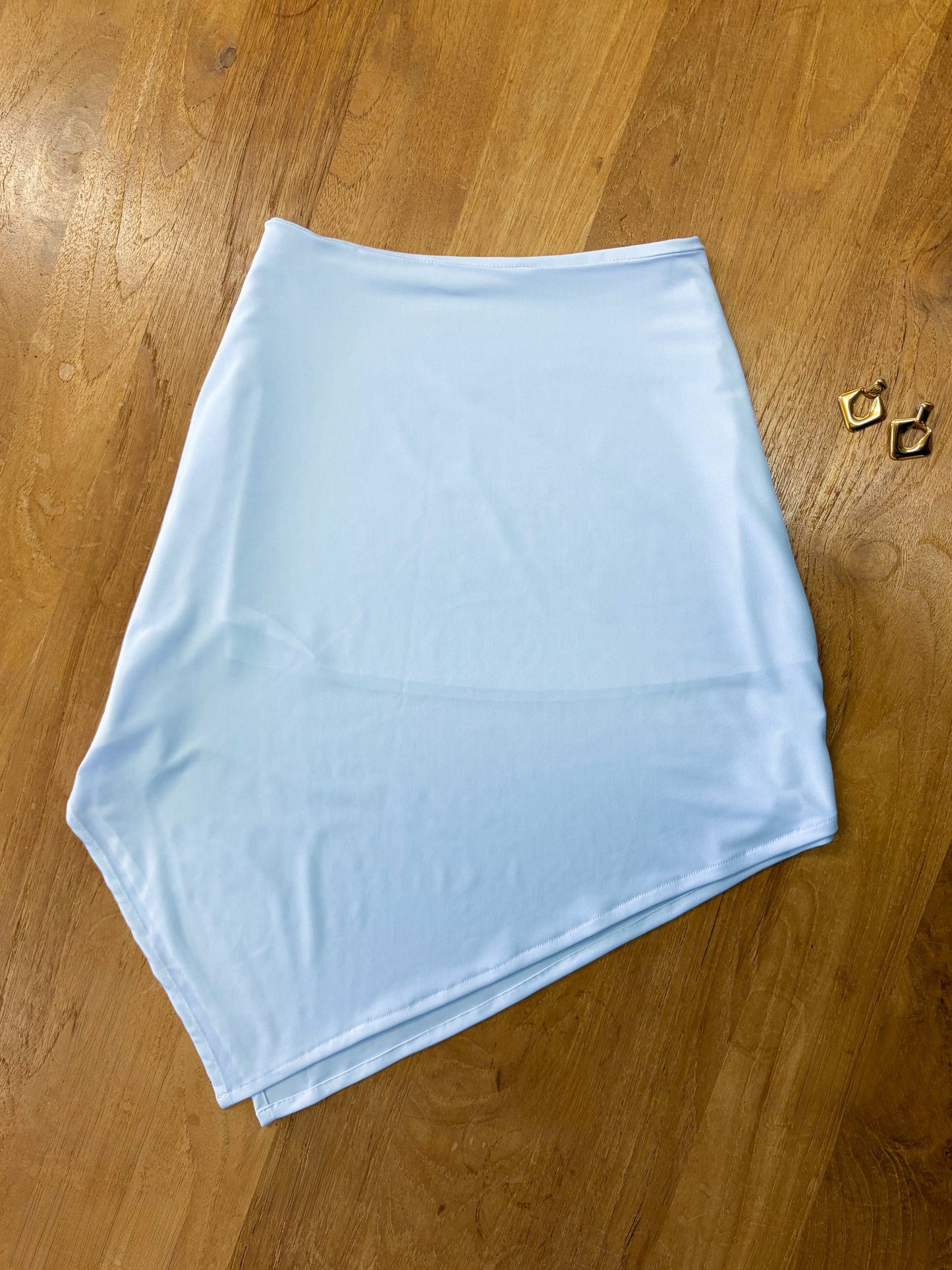 Gaia Midi Skirt - Baby Blue