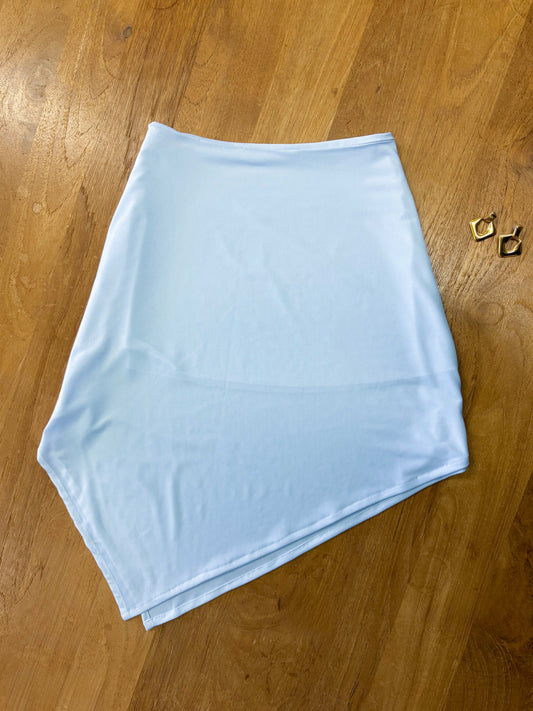 Gaia Midi Skirt - Baby Blue