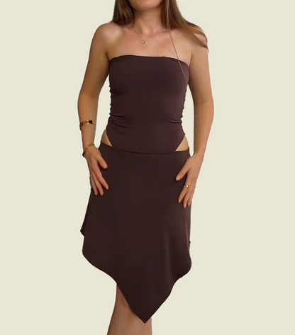 Naomi Bodysuit - Chocolate