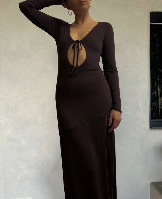 Hailey Maxi Dress - ChocolateANTISOCIAL