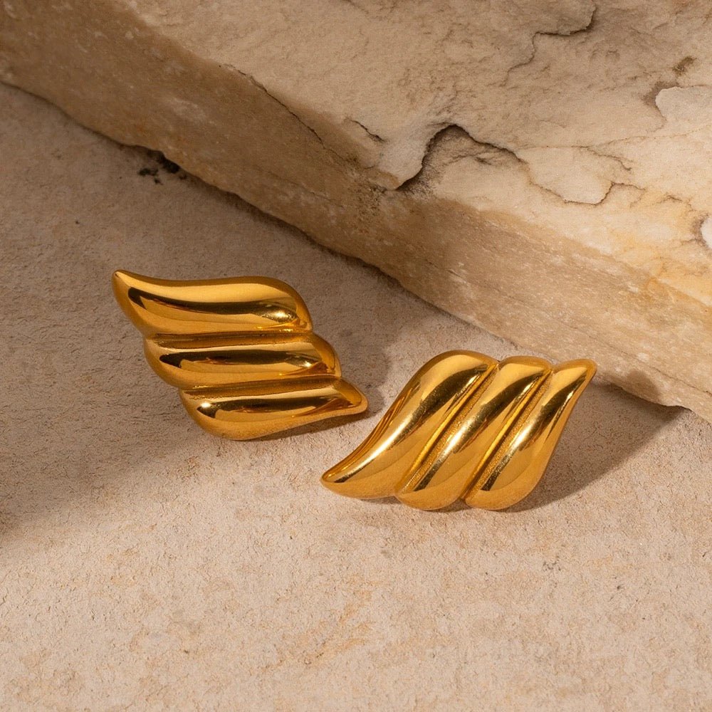 Icarus Wing Studs - GoldANTISOCIAL