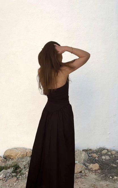 Jolie Maxi Dress - ChocolateANTISOCIAL