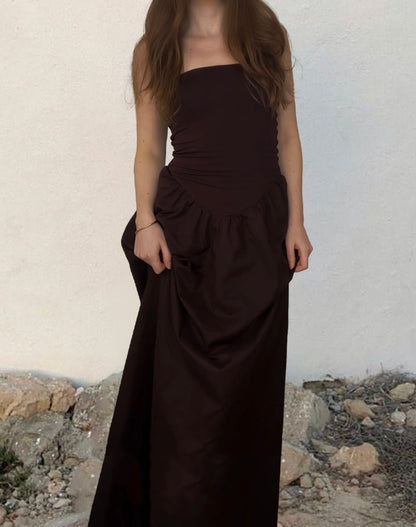 Jolie Maxi Dress - ChocolateANTISOCIAL