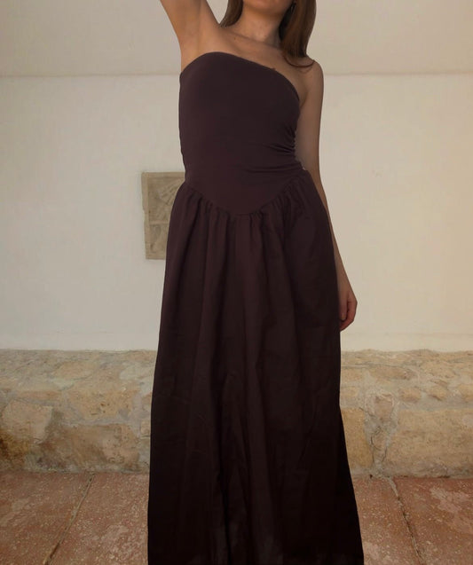 Jolie Maxi Dress - ChocolateANTISOCIAL