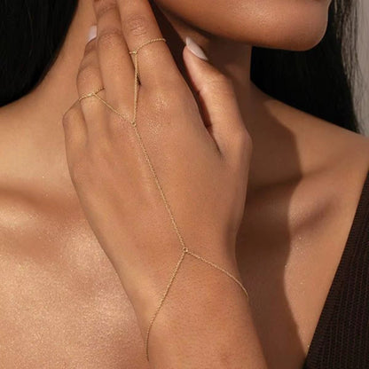 Keira Hand Chain - GoldANTISOCIAL