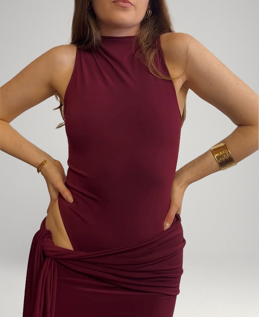 Leah Bodysuit - Plum