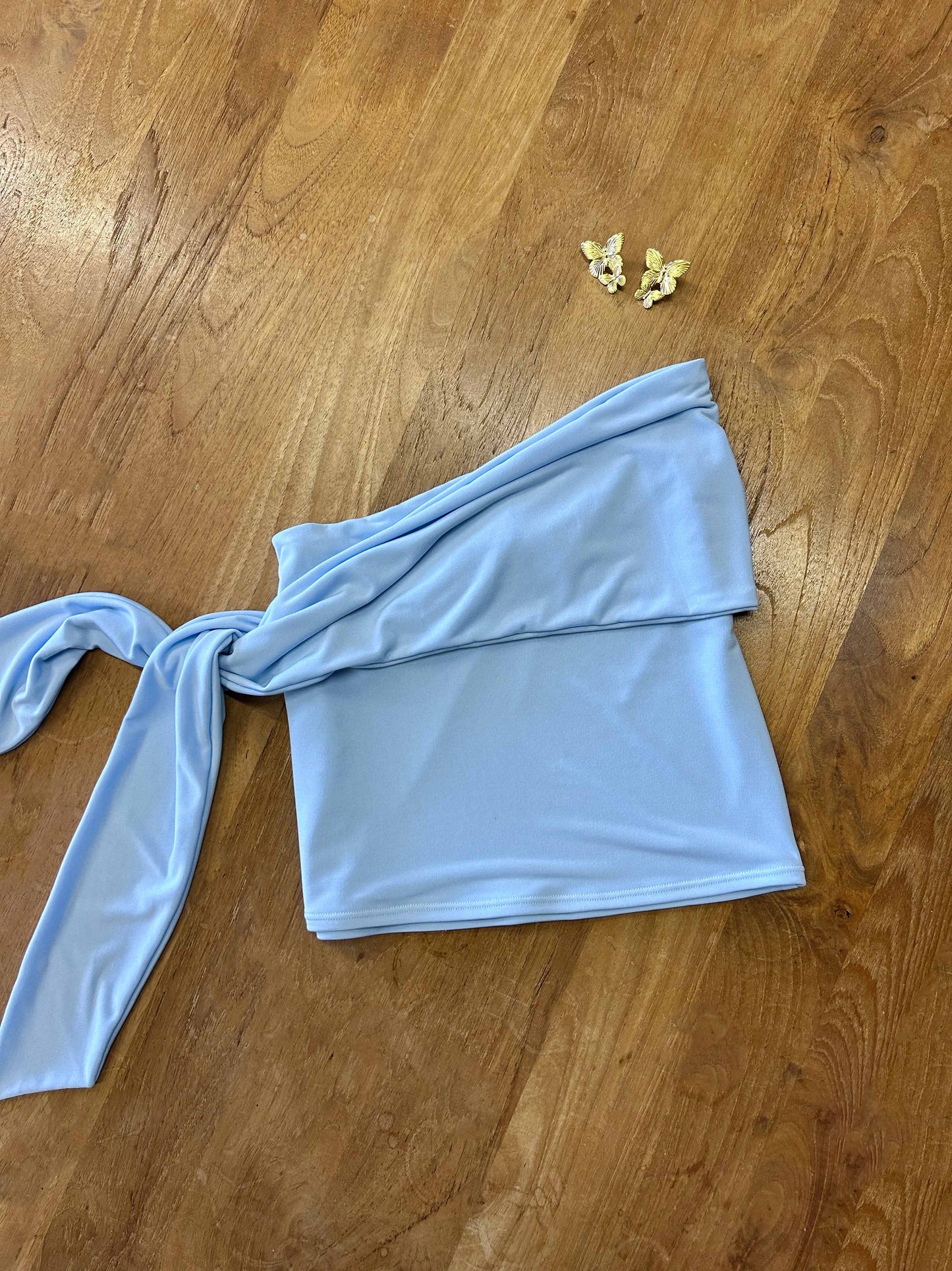 Leah Mini Skirt - Baby Blue