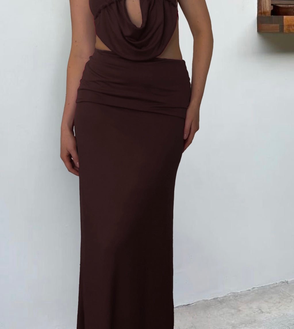 Marli Maxi Skirt - ChocolateANTISOCIAL