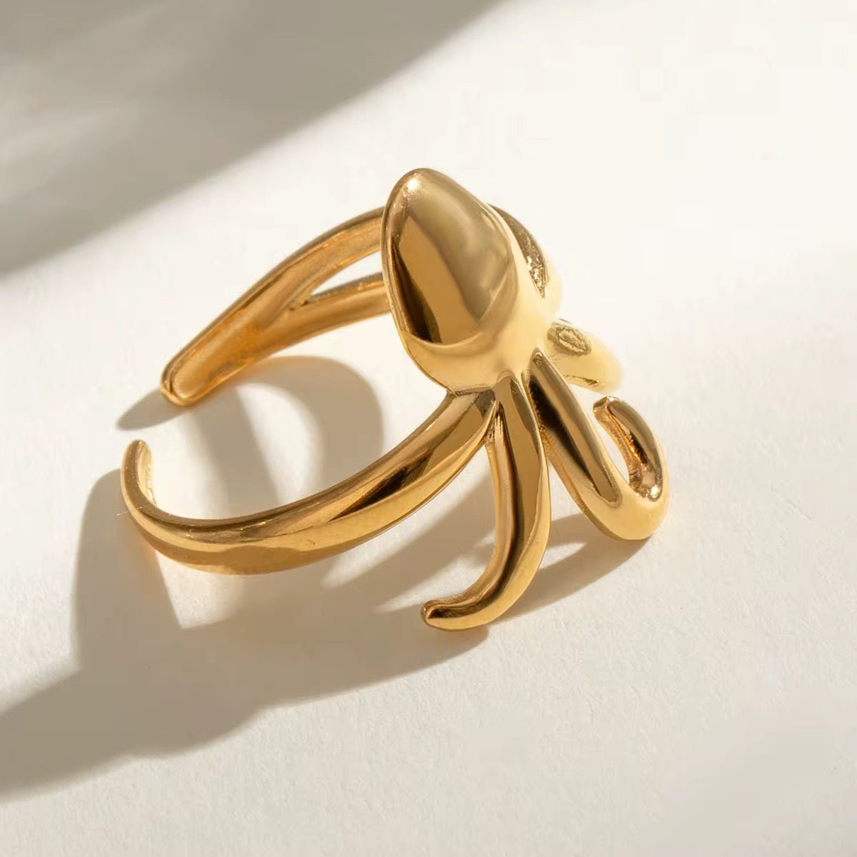 Octopus Ring - GoldANTISOCIAL