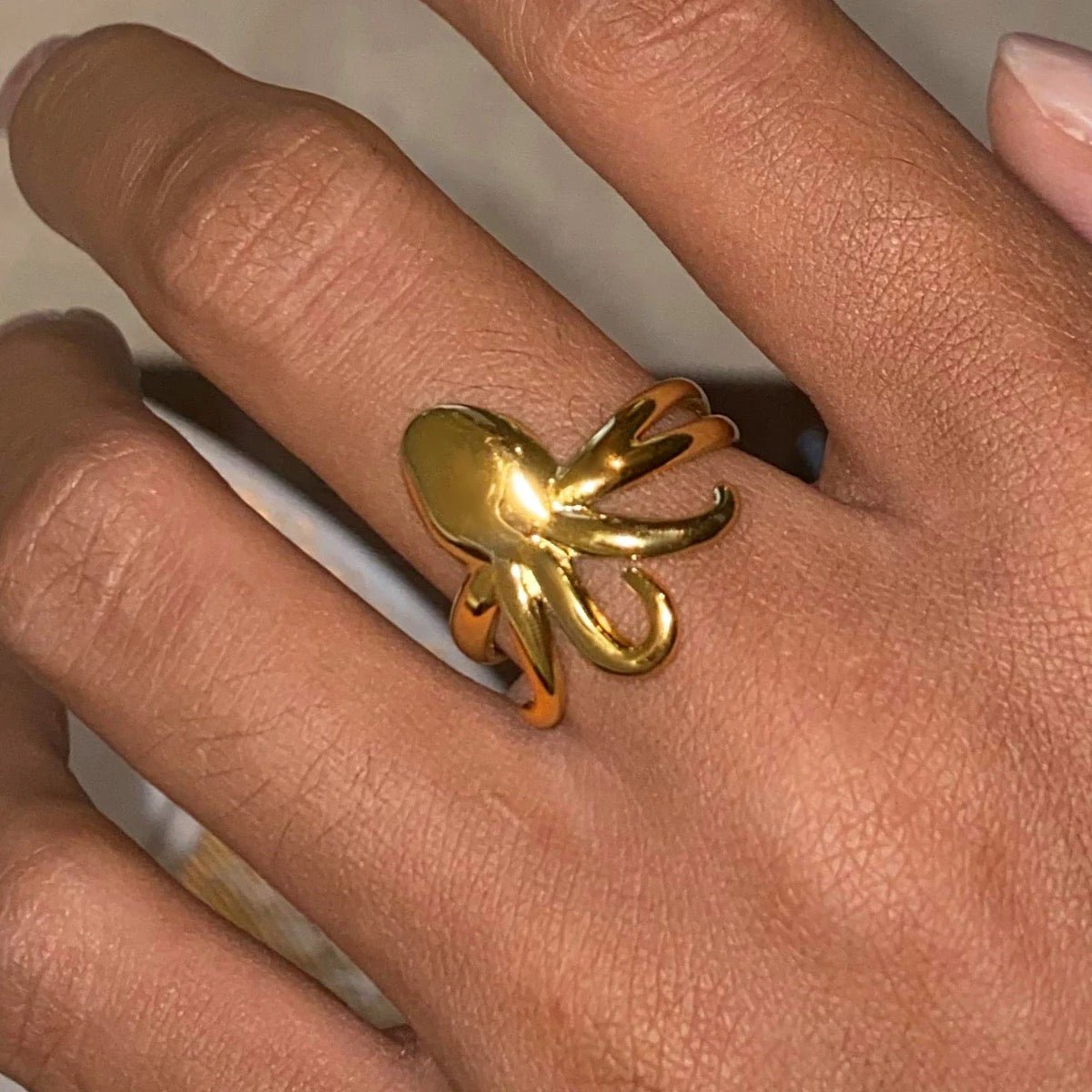 Octopus Ring - GoldANTISOCIAL