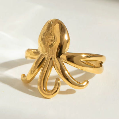 Octopus Ring - GoldANTISOCIAL