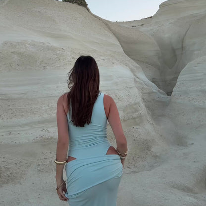 Leah Dress - Baby Blue