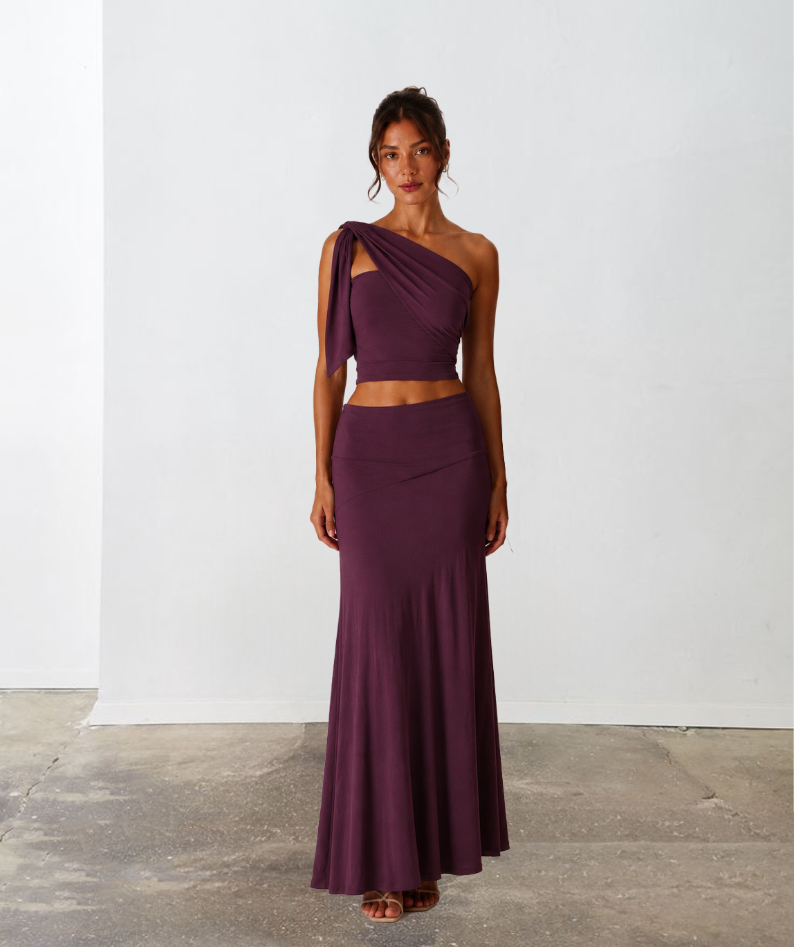 Sisley Maxi Set - Plum