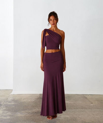 Sisley Maxi Set - Plum