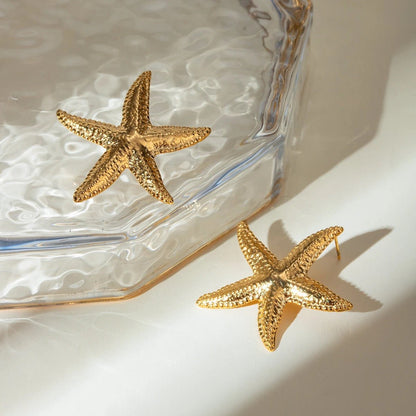 Starfish Studs - GoldANTISOCIAL